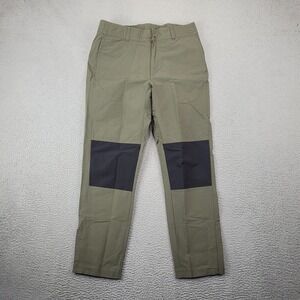 The North Face Green Black Nylon Straight Leg Stretch Outdoor Gorpcore